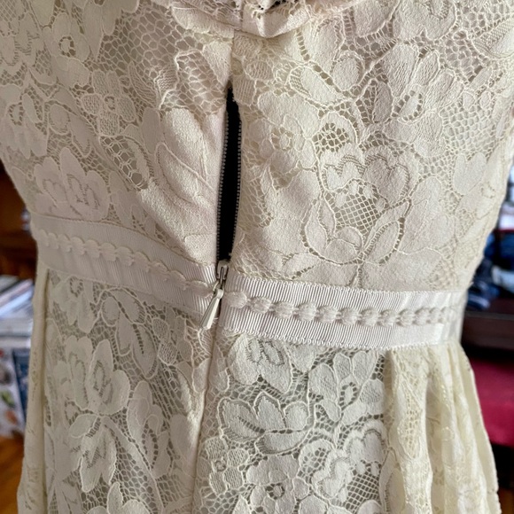 Free People White Lace Longsleeve Fairytale Dress - Picture 13 of 13